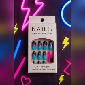 Lightning Bolt Press-On Nails